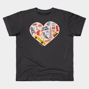 New York Valentine Kids T-Shirt